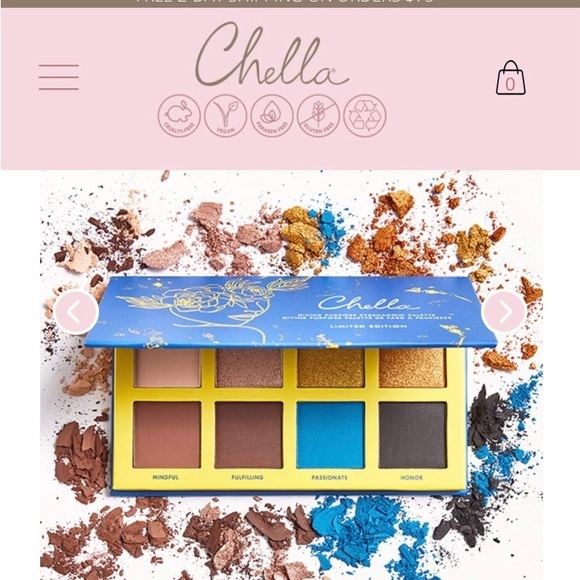 Chella Other - CHELLA Divine Purpose Eyeshadow Limited Edition plus Hello Beautiful Palette